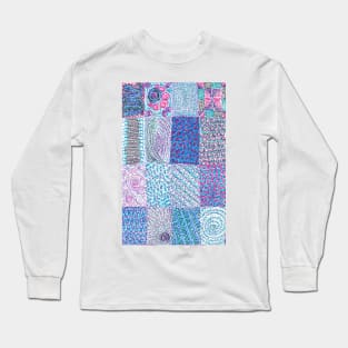 purple quilt Long Sleeve T-Shirt